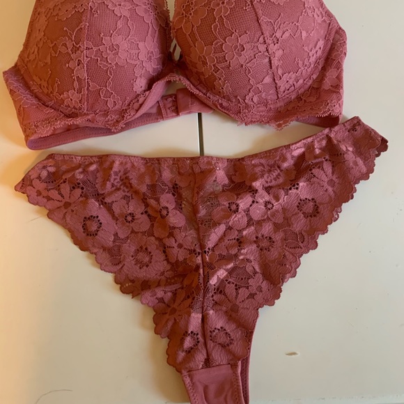 H&M Lingerie Set Mauve - Picture 3 of 5